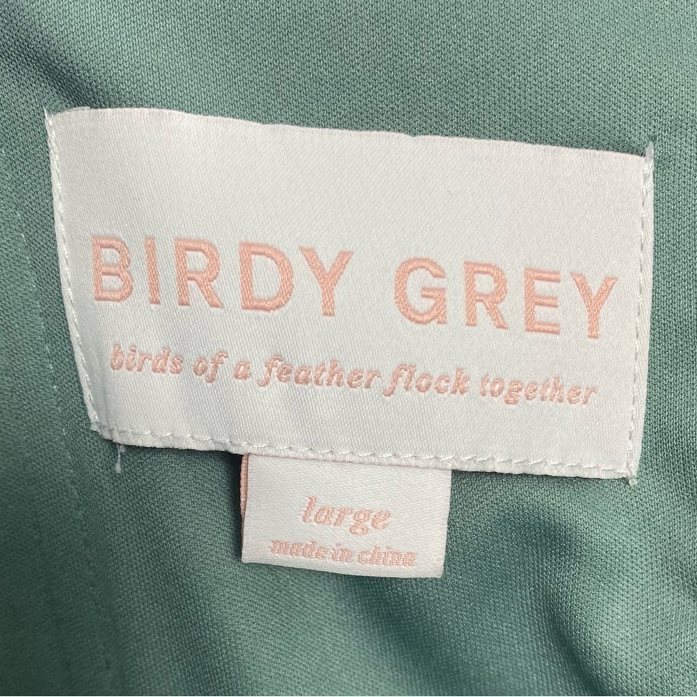 Birdy Grey August Chiffon Dress Sea Glass Bridesmaid Formal Wedding Large - Picture 5 of 16